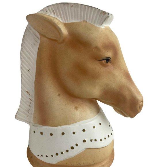 Vintage Lot  Of 2 Mid Century Modern HORSE HEAD PLANTER  R/B Japan Equestrian - Picture 7 of 12